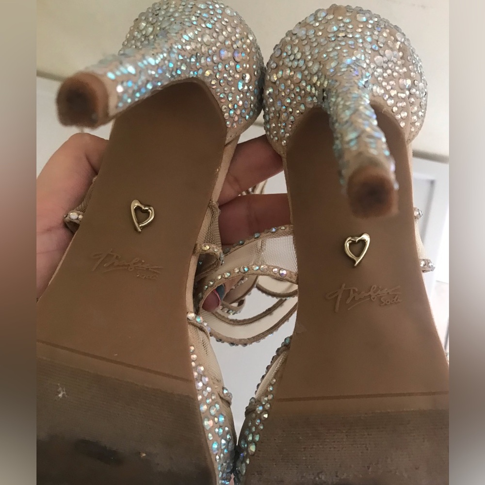 Women’s Rhinestone Heels - Picture 3 of 5